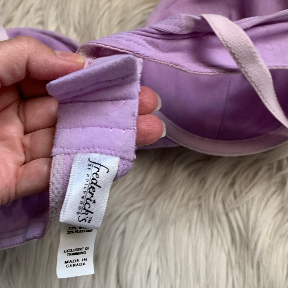 Frederick’s of Hollywood Lavender Floral Water Bra - Picture 5 of 9